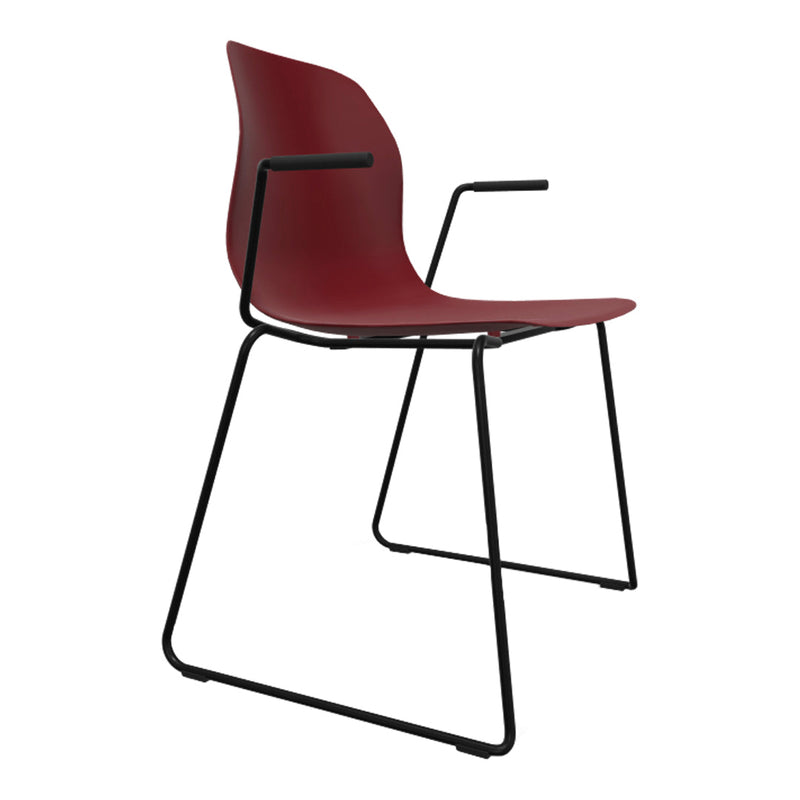 Pelican 09 Open Arm Chair - Sled Base