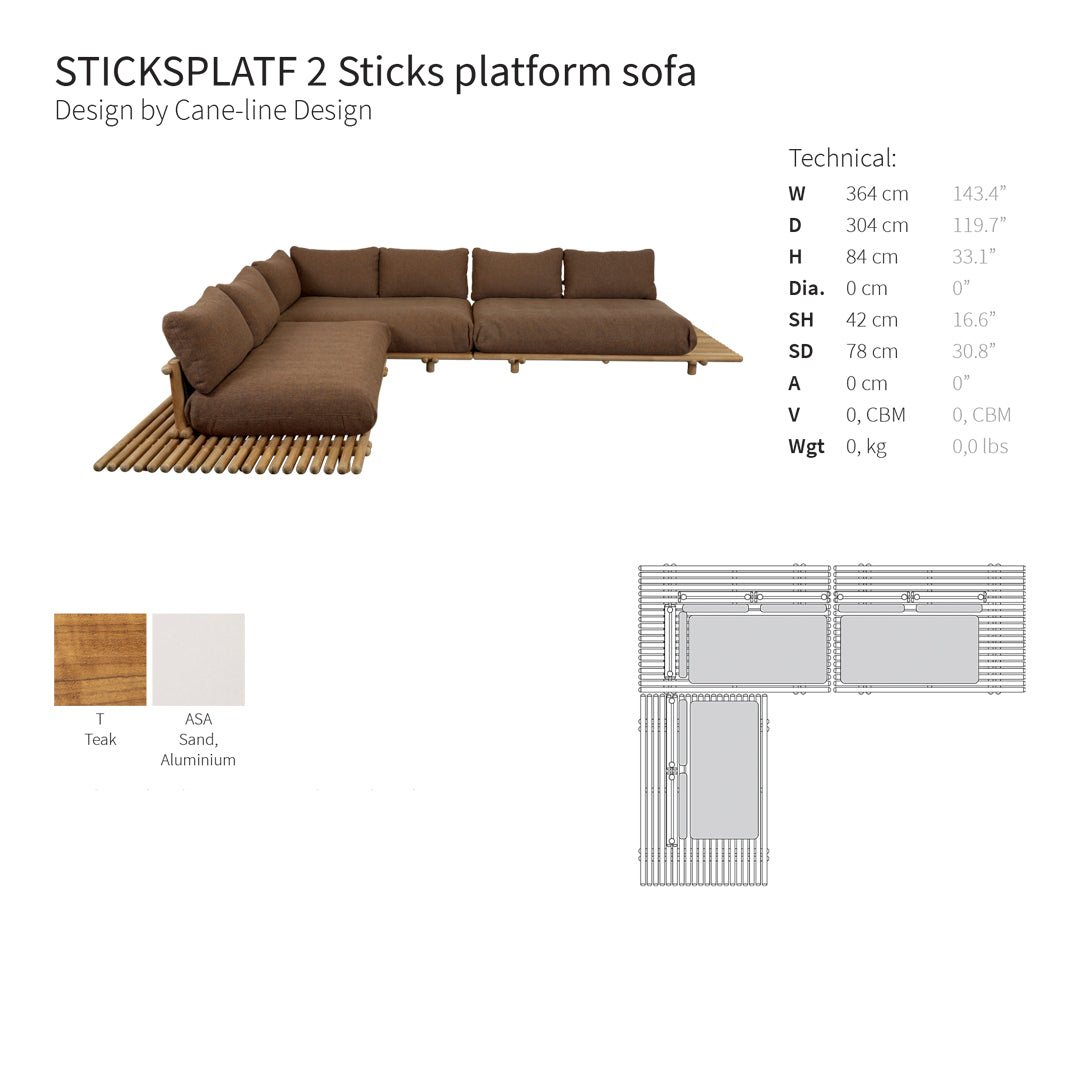 Brown sectional sofa with plush cushions and a textured wooden base. Modern design with clean lines and neutral tones.