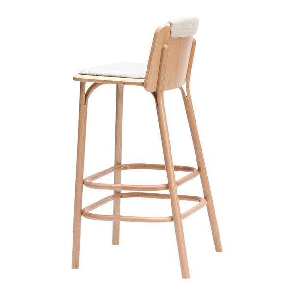 Split Barstool - Upholstered - Beech Frame