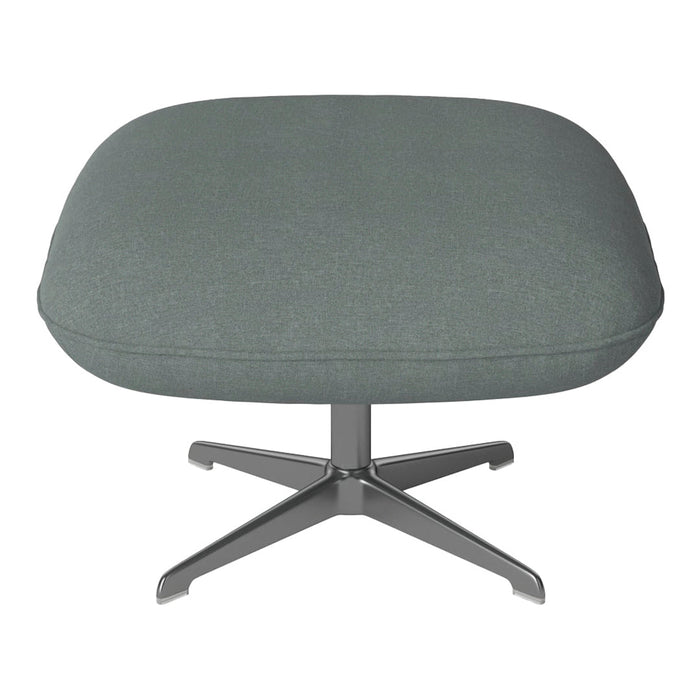 Ripon Footstool - 4-Star Base - Satin Lacquered Steel