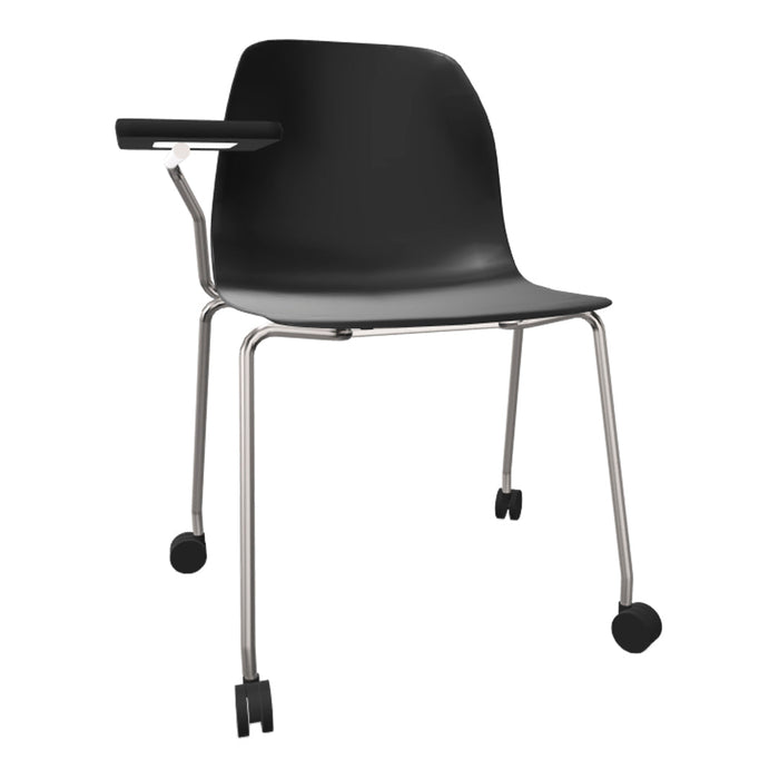 Pelican 08 Chair - Fixed Tablet - 4 Leg w/Casters