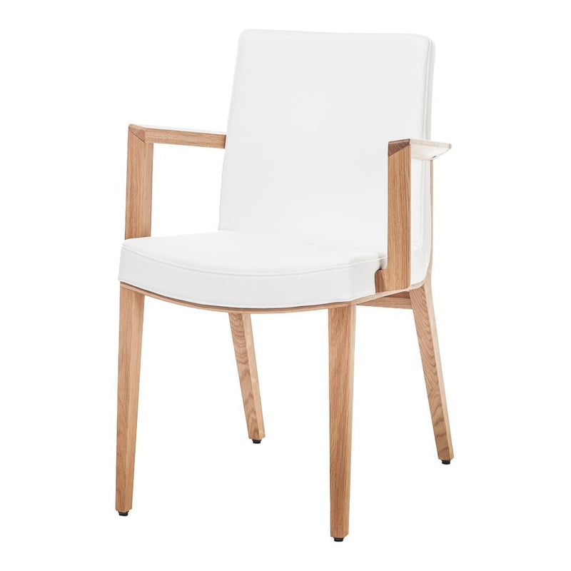 Moritz Armchair - Upholstered - Oak Frame