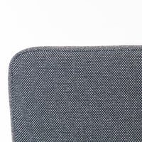 "Close-up of textured grey fabric with a subtle pattern, showcasing a modern and sleek design."