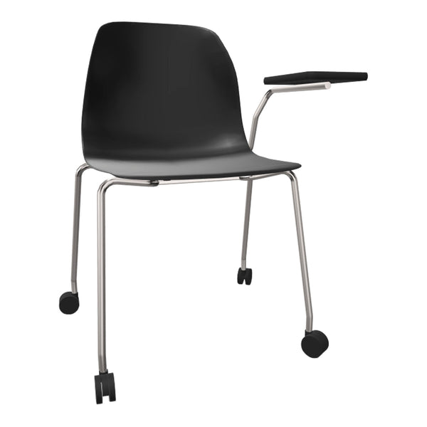 Pelican 08 Chair - Fixed Tablet - 4 Leg w/Casters