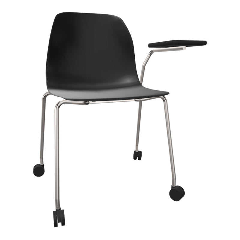 Pelican 08 Chair - Fixed Tablet - 4 Leg w/Casters