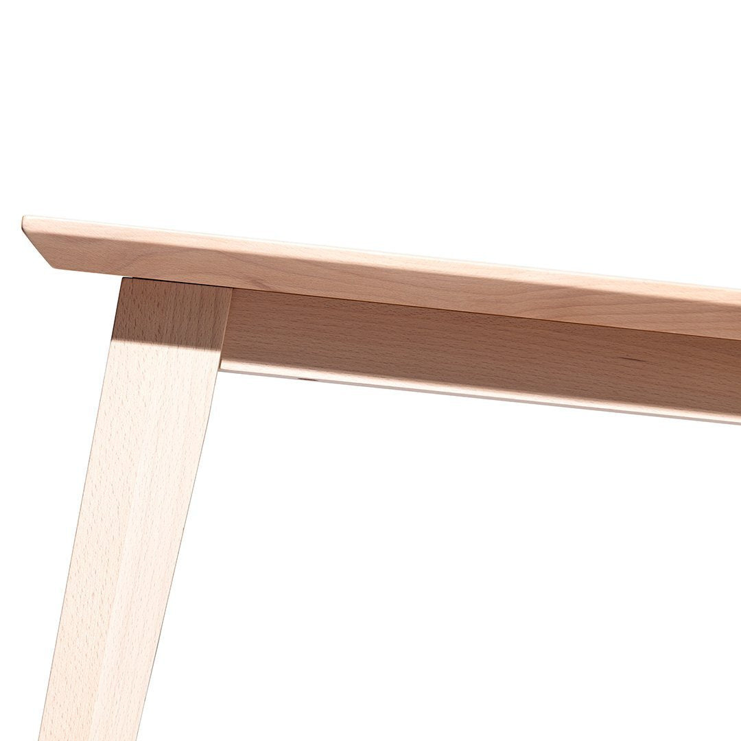 Natural wood grain in light beige tones with a smooth, minimal pattern for a clean, contemporary look.