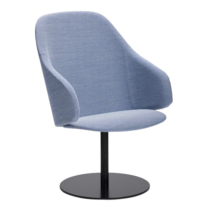 Sola Lounge Armchair - Disc Base, High Back