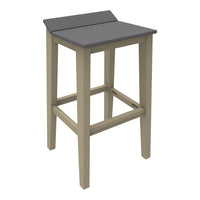 Gray top with a light beige frame, showcasing a clean, modern design ideal for stylish spaces.