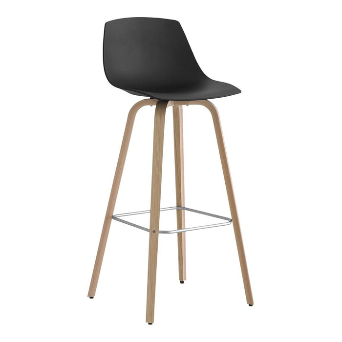 Miunn Bar Stool - Wooden Base, Unupholstered