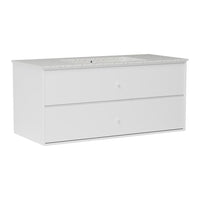 White dresser with a smooth, minimalist design and textured top for added elegance. Perfect for modern interiors.