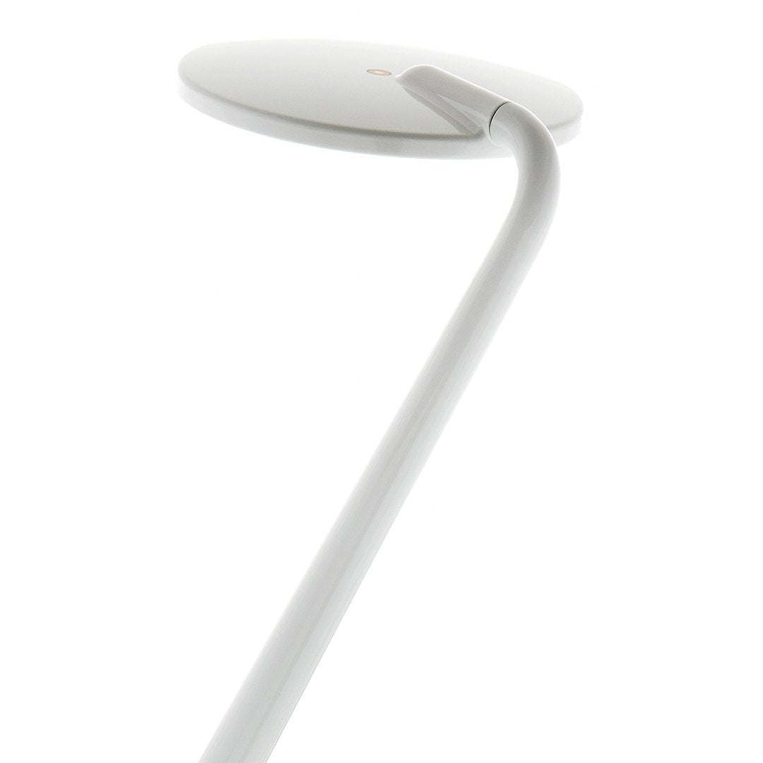 Modern white lamp with a sleek, minimalist design and smooth finish, perfect for contemporary spaces.