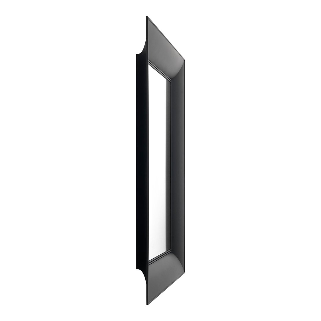 Sleek black rectangular frame with a smooth, matte finish, designed for modern decor.