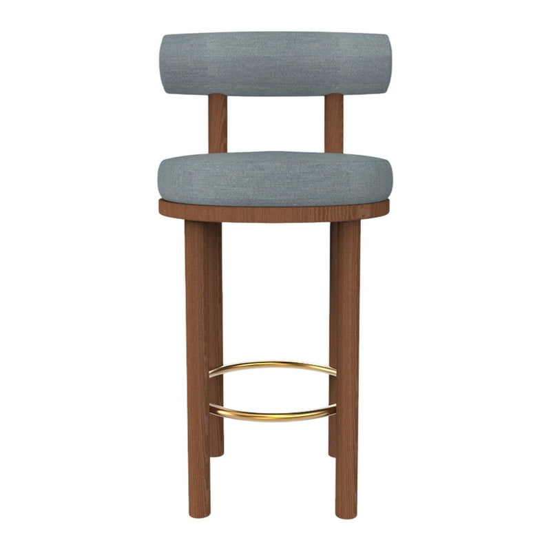 Moca Counter Chair - Wood Legs