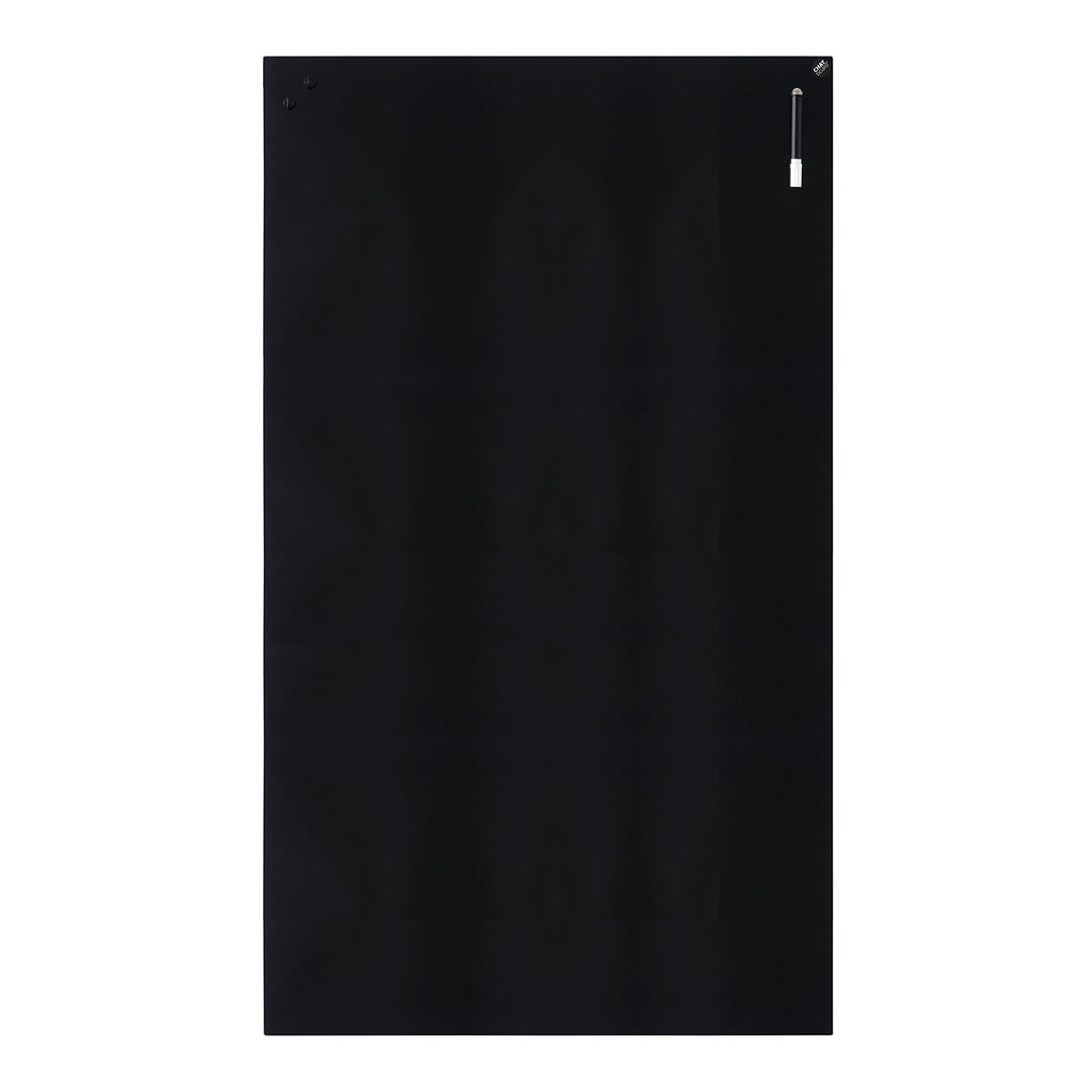 Solid black door with a sleek, smooth finish and no visible patterns or textures.