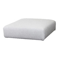 Light gray square cushion with a subtle textured pattern, perfect for modern home decor.