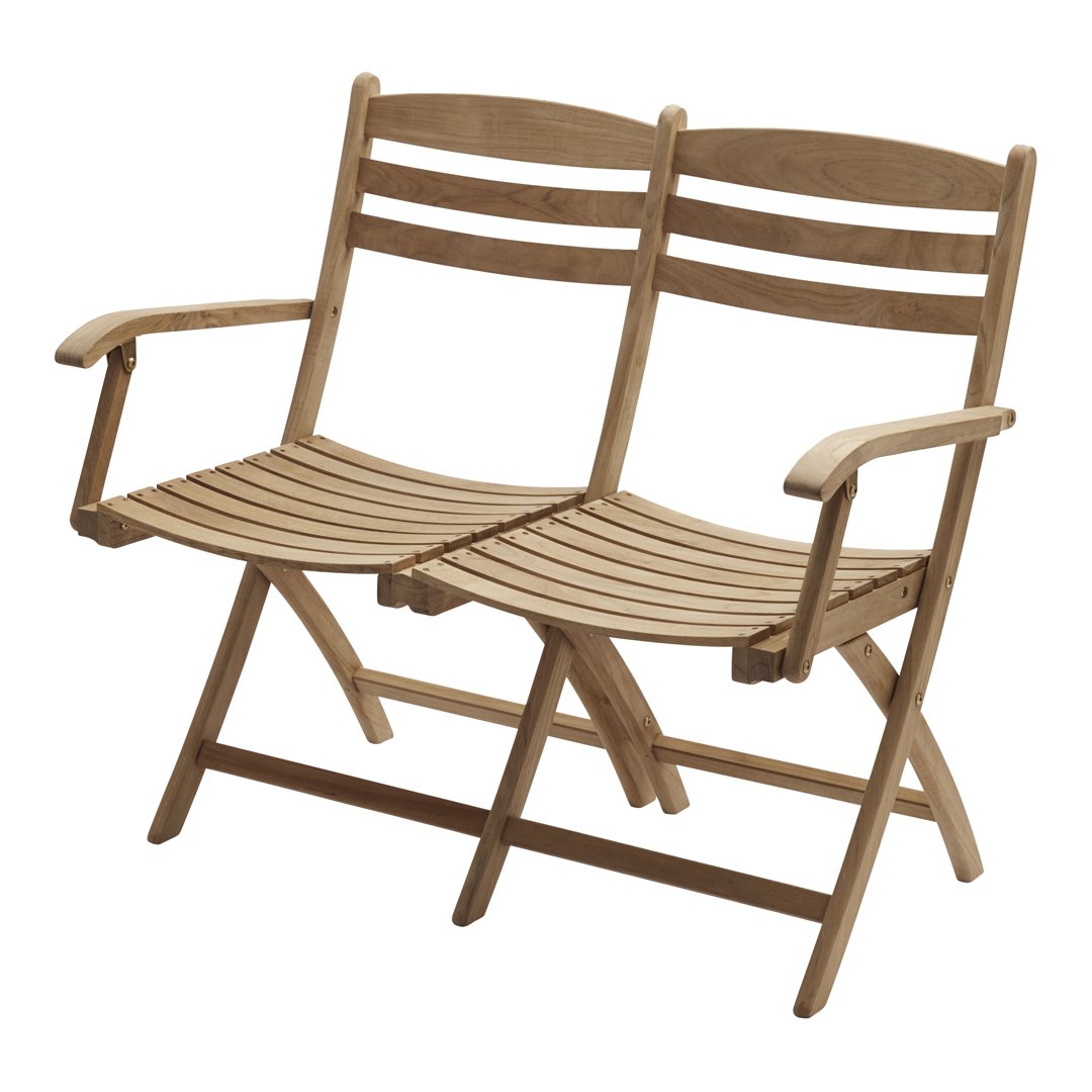 Natural wood finish with horizontal slats and a simple, classic design, showcasing a warm, rustic aesthetic.