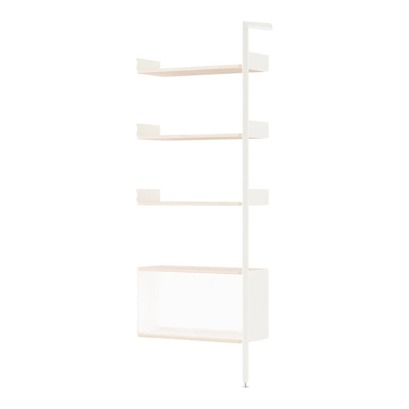 Rombe IF6 Modular Shelving System - Add-on Bay Shelves + Cabinet