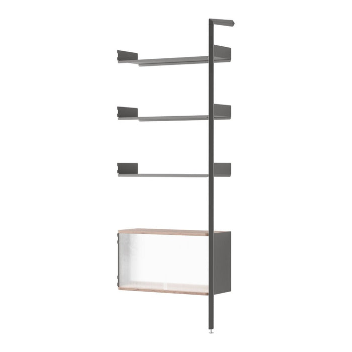 Rombe IF6 Modular Shelving System - Add-on Bay Shelves + Cabinet
