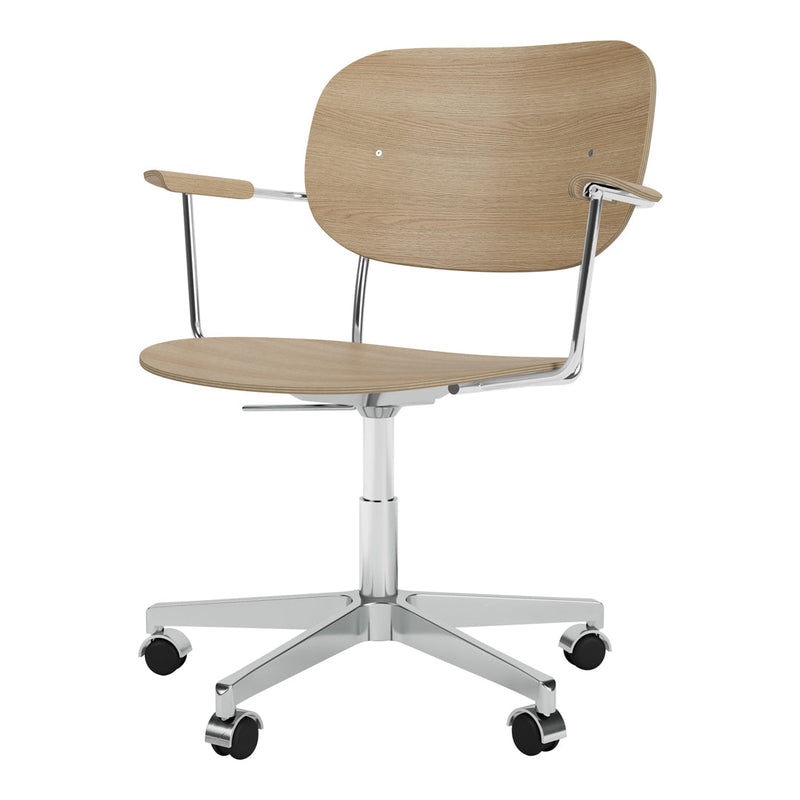Co Office Chair w/ Arms - Swivel Base w/ Casters