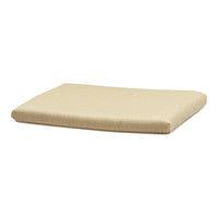 Beige cushion with a smooth, textured surface, perfect for adding comfort and style to any space.