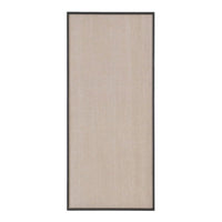 Light beige wall art with a subtle texture, framed in sleek black for a modern touch. Perfect for minimalistic decor.