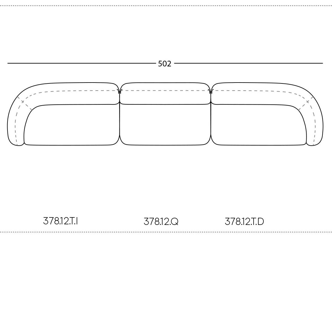 Sleek beige sofa with smooth, curved lines and a minimalist design, perfect for modern interiors.