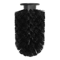 Black bristle brush with a textured, tufted design. Ideal for efficient cleaning with a sleek, modern look.