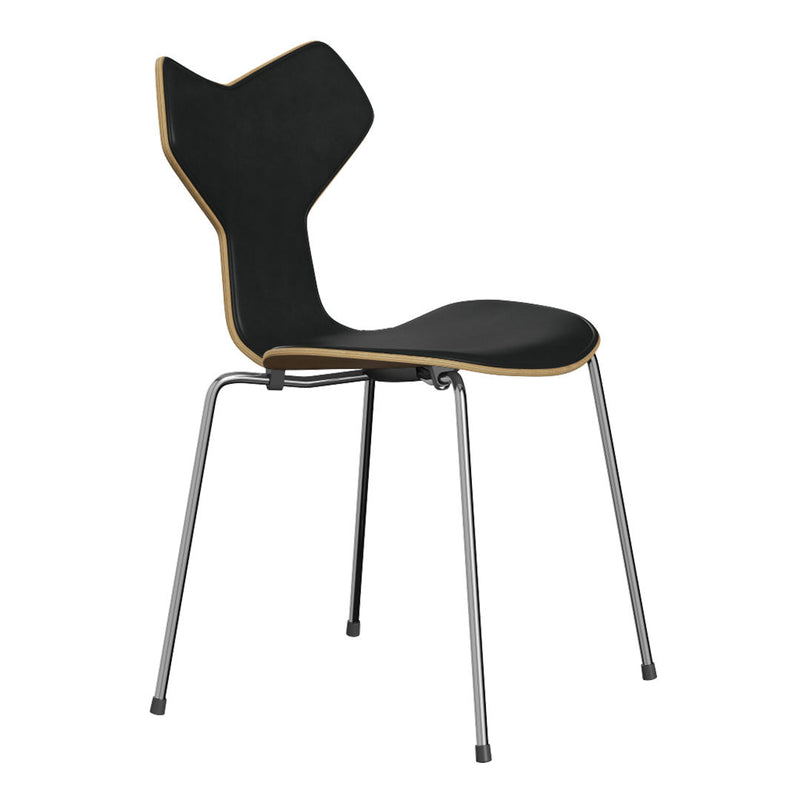 Grand Prix Chair 3130 - Clear Lacquered - Front Upholstered