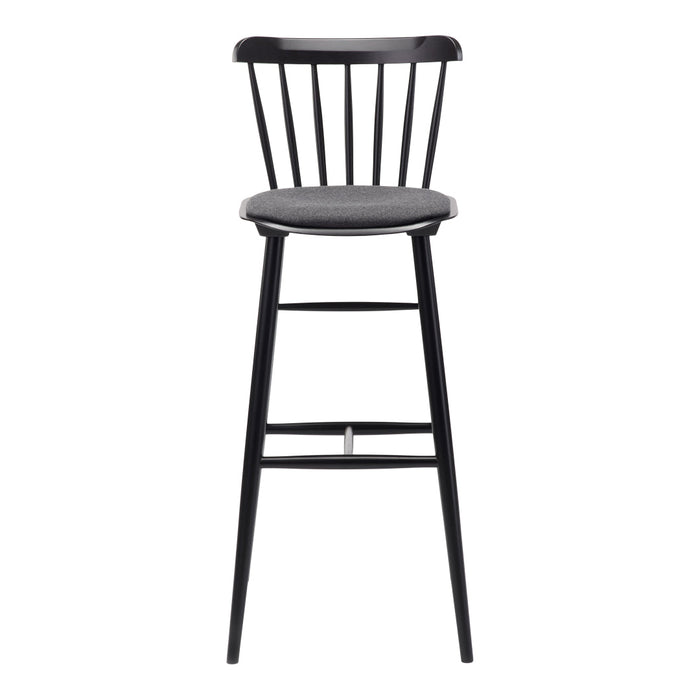 Ironica Barstool - Seat Upholstered - Beech Frame