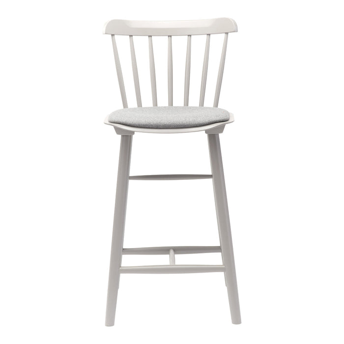 Ironica Counter Stool - Seat Upholstered - Oak Frame