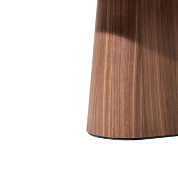 P.O.V. Oval Table - Central Base - Walnut