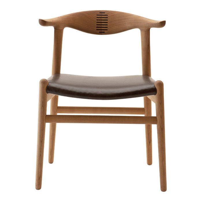 Wegner PP505 Cow Horn Chair - Upholstered