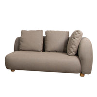 Soft beige couch with plush cushions and a smooth, rounded design. Perfect for modern or minimalist decor.