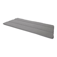 Gray padded mat with a smooth, textured surface and subtle stitch detailing. Ideal for outdoor and indoor use.
