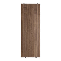 Brown wood panel with a sleek, natural grain pattern, ideal for modern designs and interior decor.