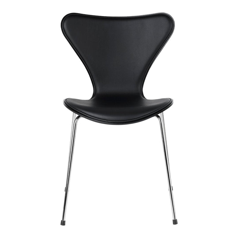 Series 7 Chair - Clear Lacquered - Front Upholstered