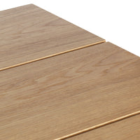 Light oak wood tabletop with natural grain patterns and subtle golden accents. Perfect for modern decor.