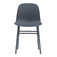 Gray modern chair with a sleek, matte finish and minimalist design. Perfect for contemporary interiors.