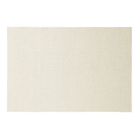 Cream-colored placemat with a subtle textured pattern, perfect for elegant dining settings.