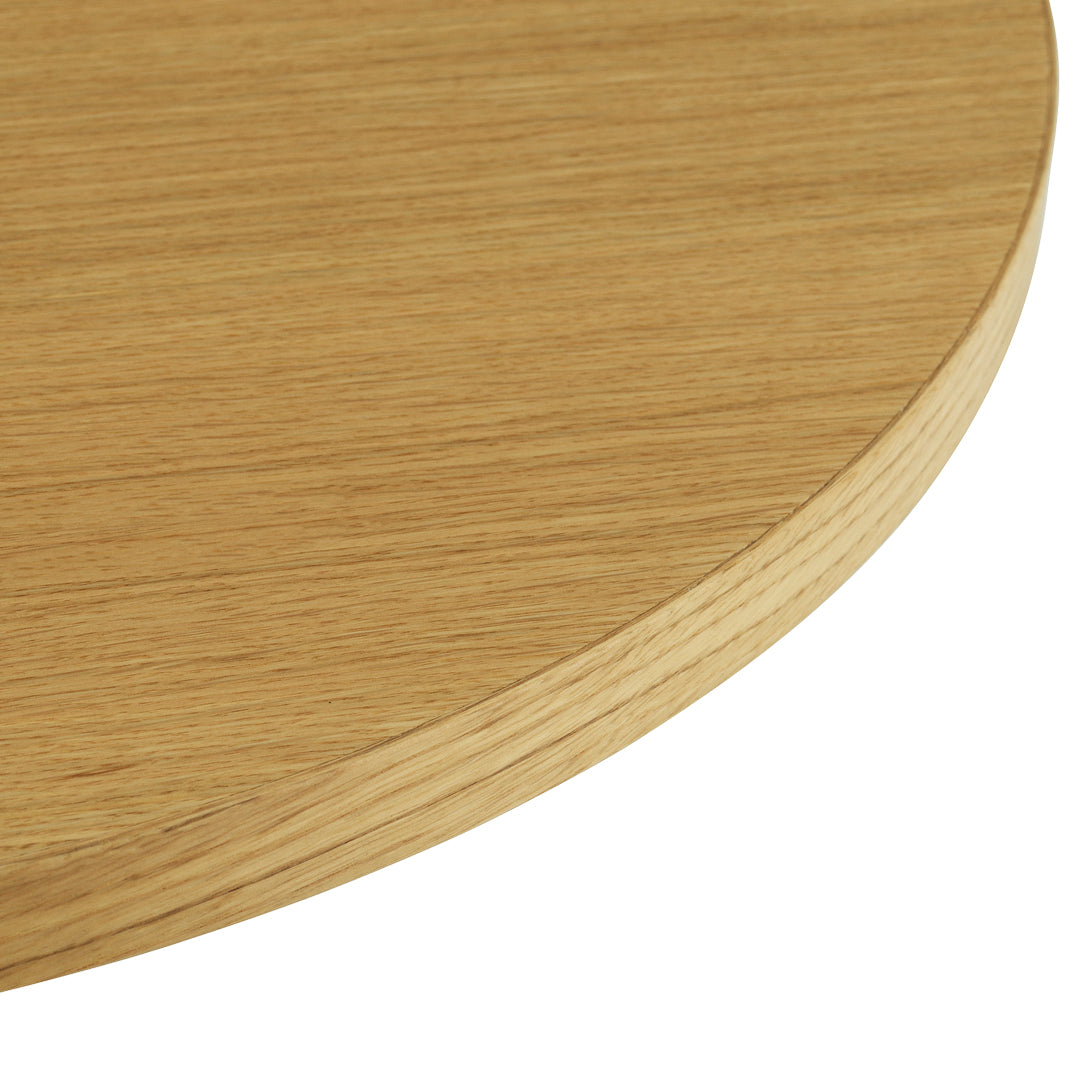 Natural oak wood finish with a smooth, light brown surface and subtle grain patterns.