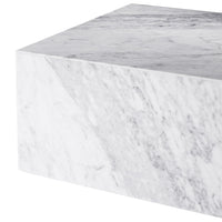 White marble surface with subtle gray veining, showcasing a smooth, modern texture and elegant design.