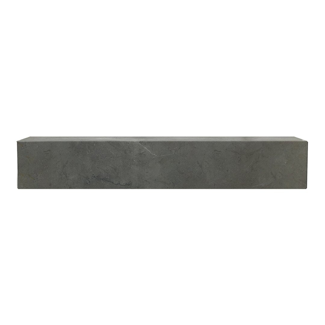 Gray rectangular surface with a smooth, textured finish. Ideal for modern decor and minimalist designs.