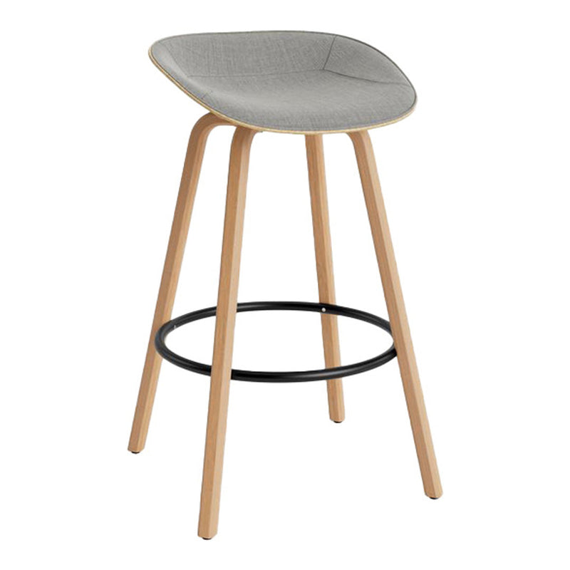 Mat Bar Stool - Front Upholstered