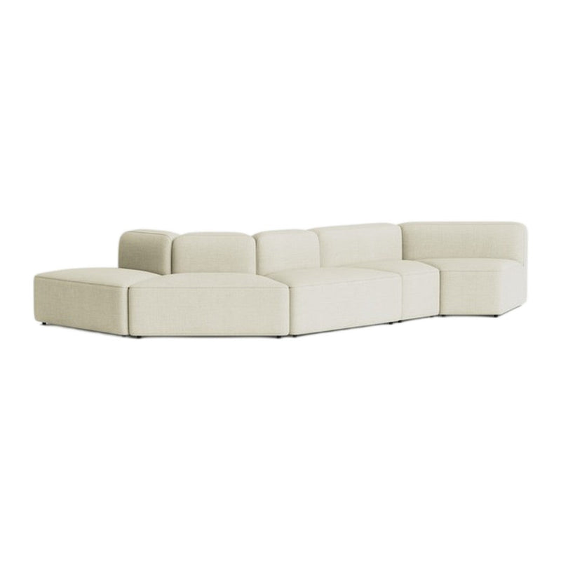 Rope 5-Seater Curved Armless Modular Sofa