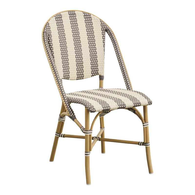 Sofie Side Chair - AluRattan Outdoor - Stackable