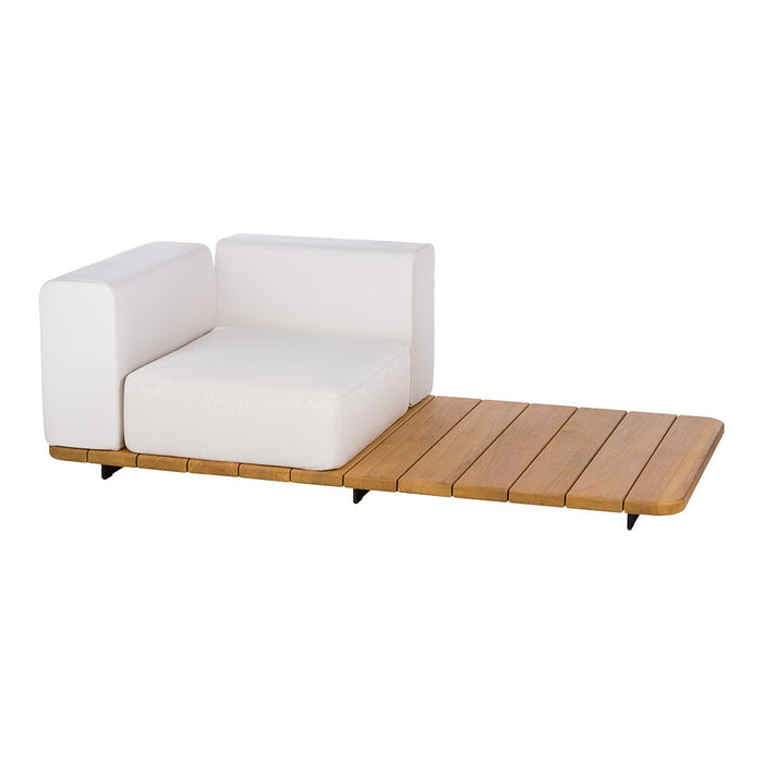Pal Single Seat + Back - Right Arm w/ Extended Platform