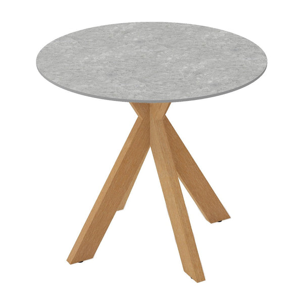 Kubik Outdoor Pedestal Cafe Table - Round