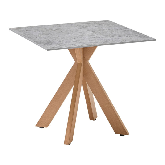 Kubik Outdoor Pedestal Cafe Table - Square