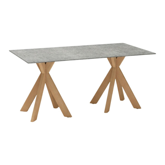 Kubik Outdoor Double Pedestal Dining Table - Rectangular