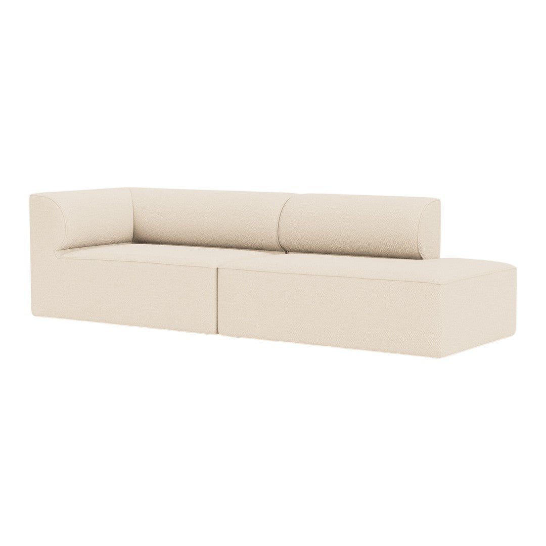 Beige modular sofa with smooth, minimalistic design and no visible patterns. Ideal for modern living spaces.